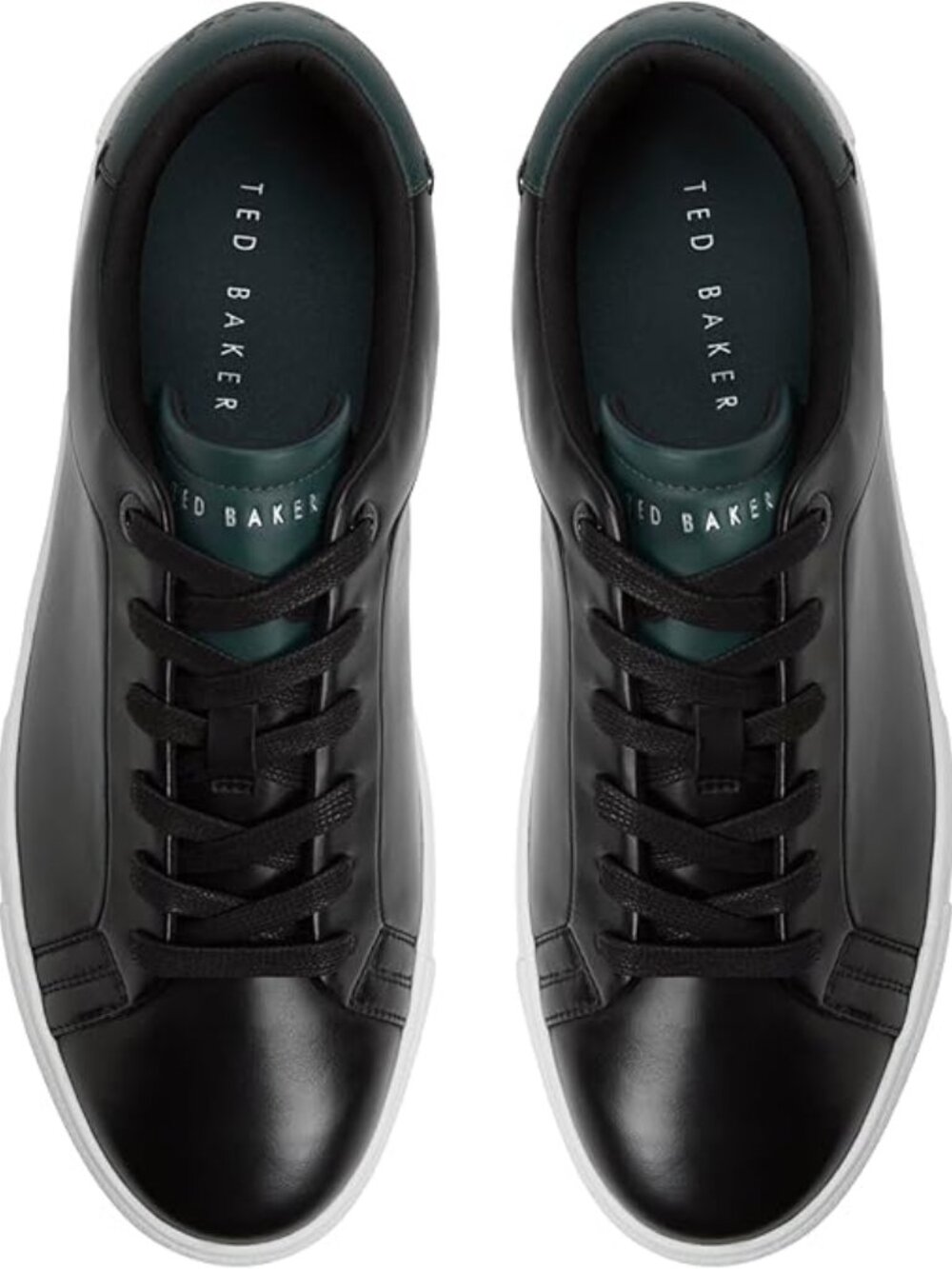 Ted Baker Men's Robberto Lace Up Black Leather Shoes, Size 11, New With Box